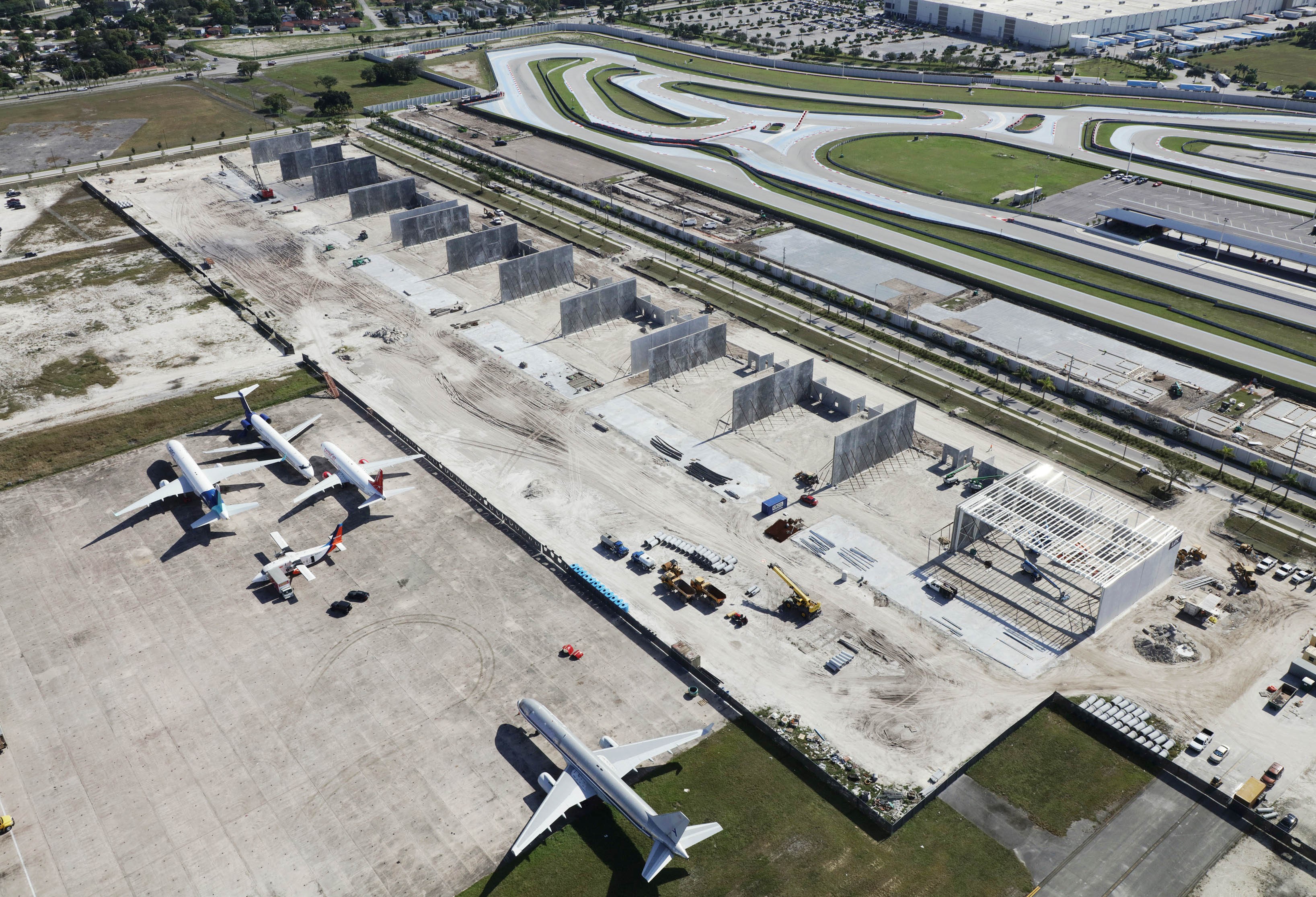 New Hangar Construction at OPF